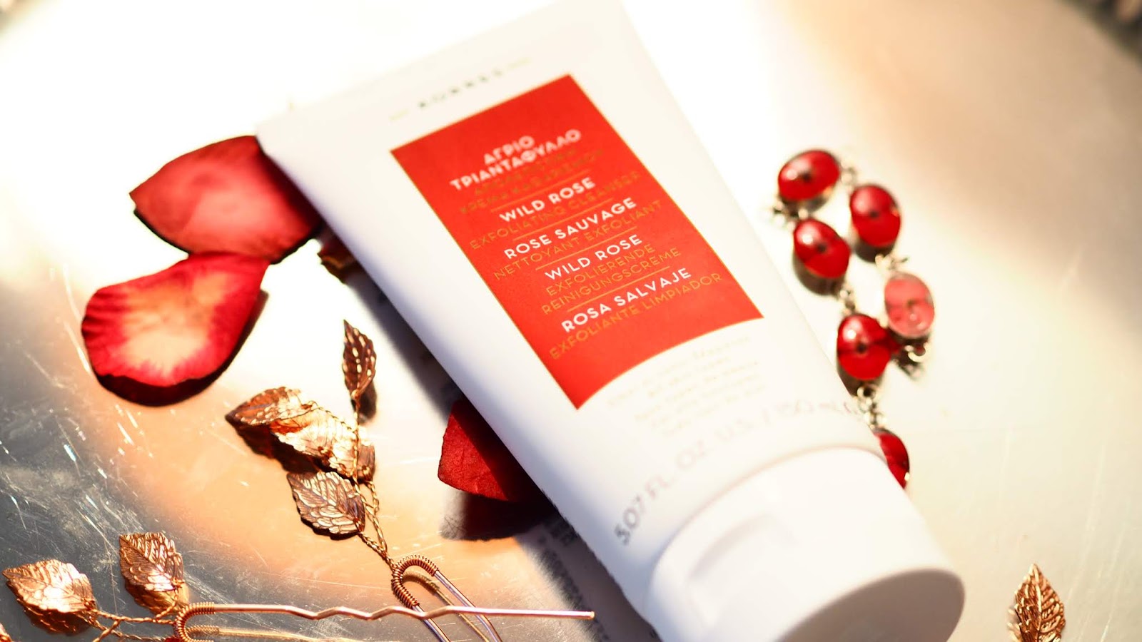 Rougepout Beauty The KORRES of much love Wild Rose Exfoliating Cleanser