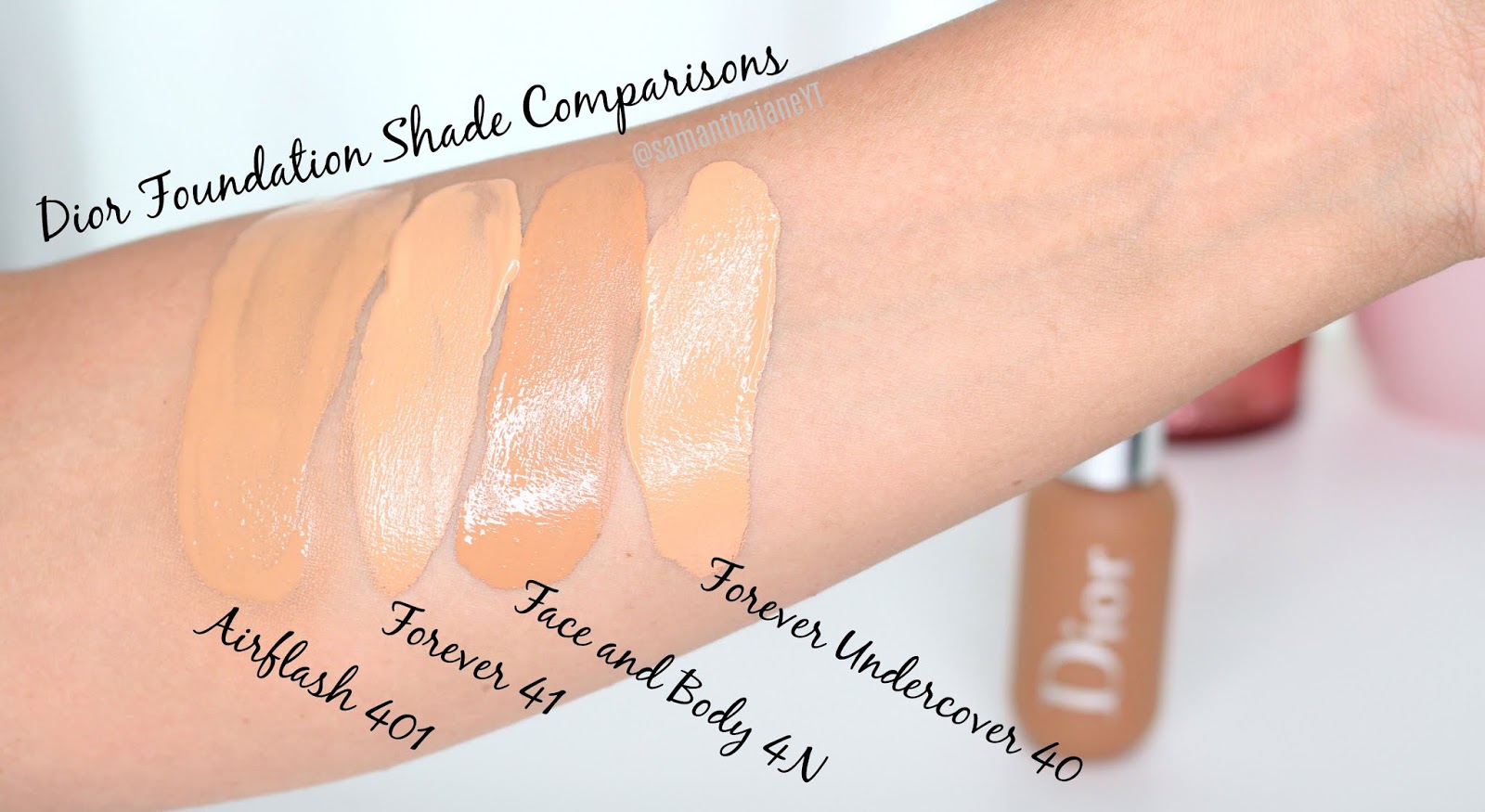 dior foundation color chart
