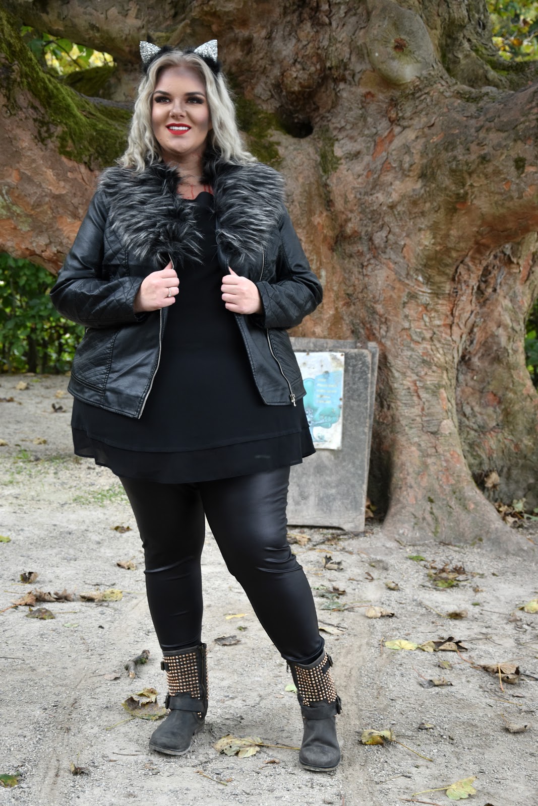 The Plus Size Faux Fur Leather Look Jacket You NEED This Autumn -  WhatLauraLoves