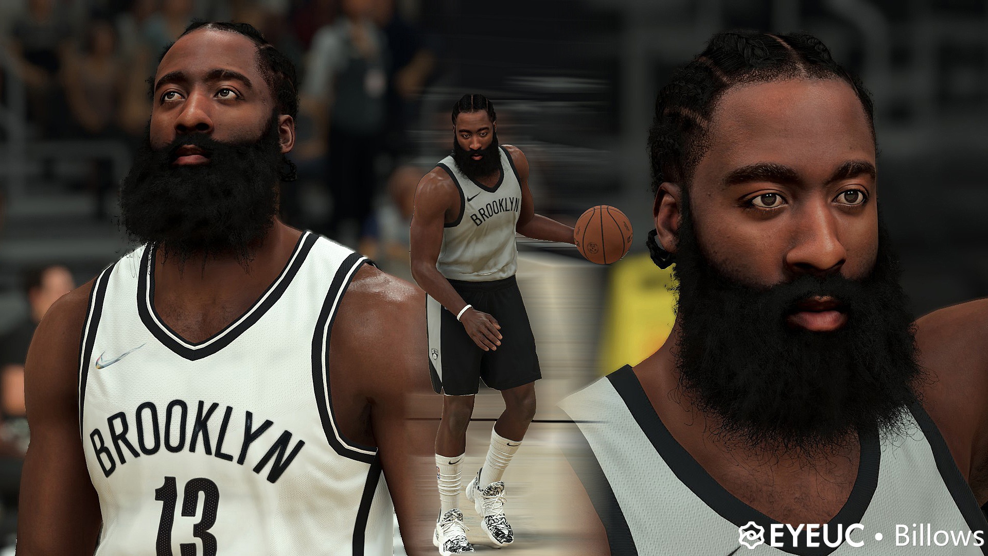 NBA 2K22 James Harden Cyberface and Body Model by Billows