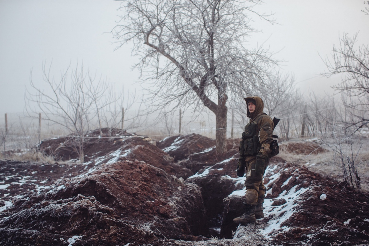 Война на Донбассе зима