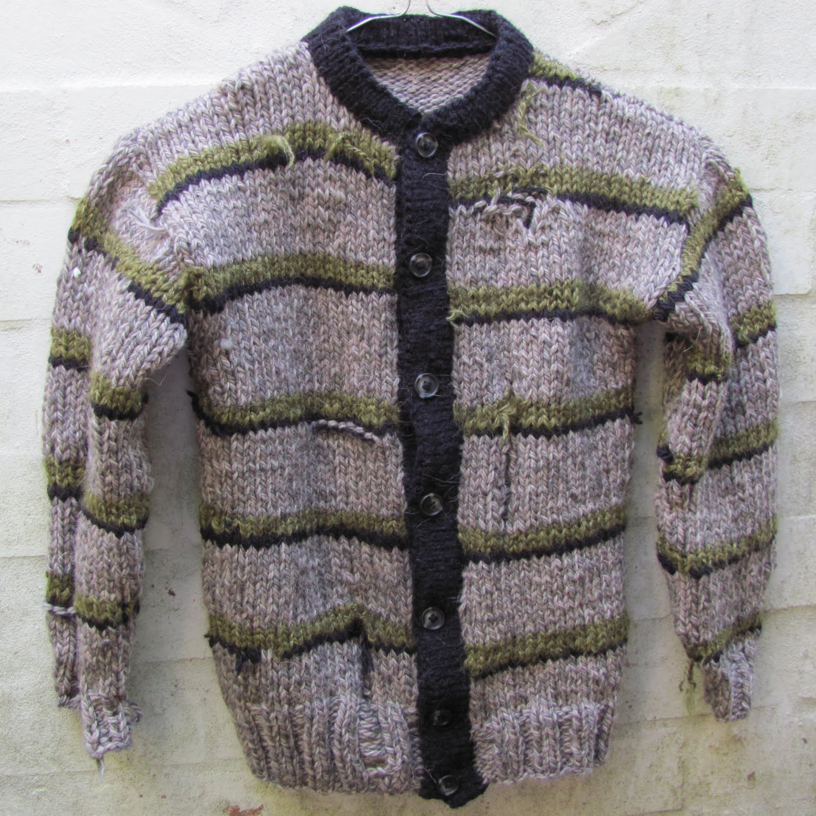 Fashioned by Lyndell: Musing about Distressed Knitting: part 2