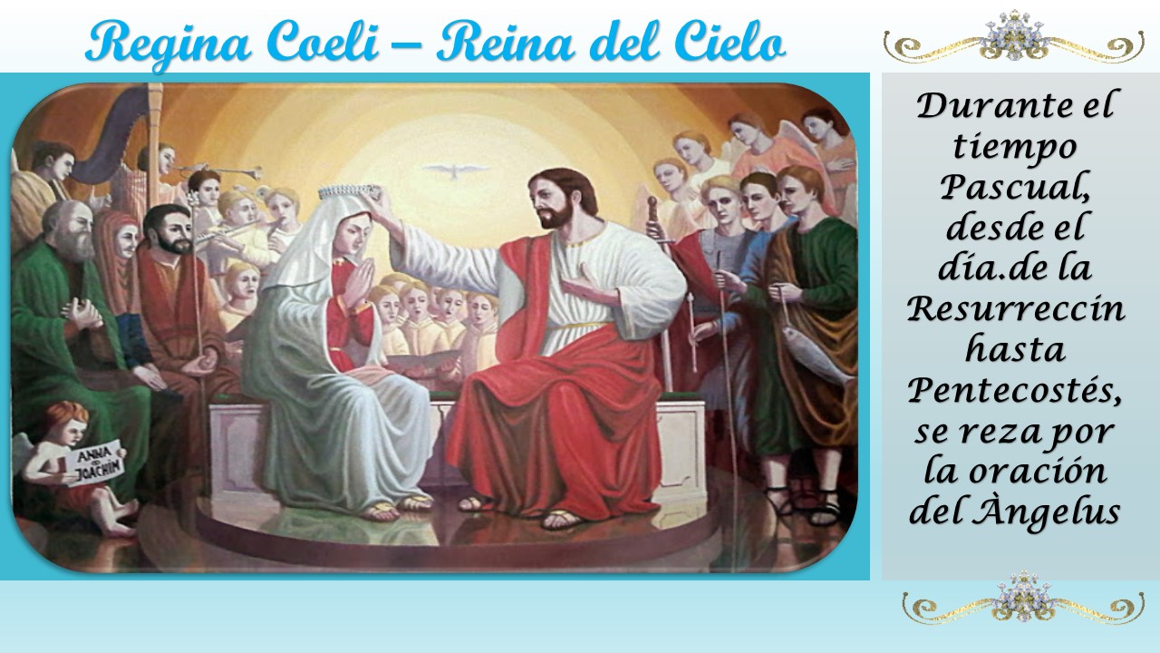 Camino al Cielo ¿Por qué rezamos el Regina Coeli y no el Ángelus en