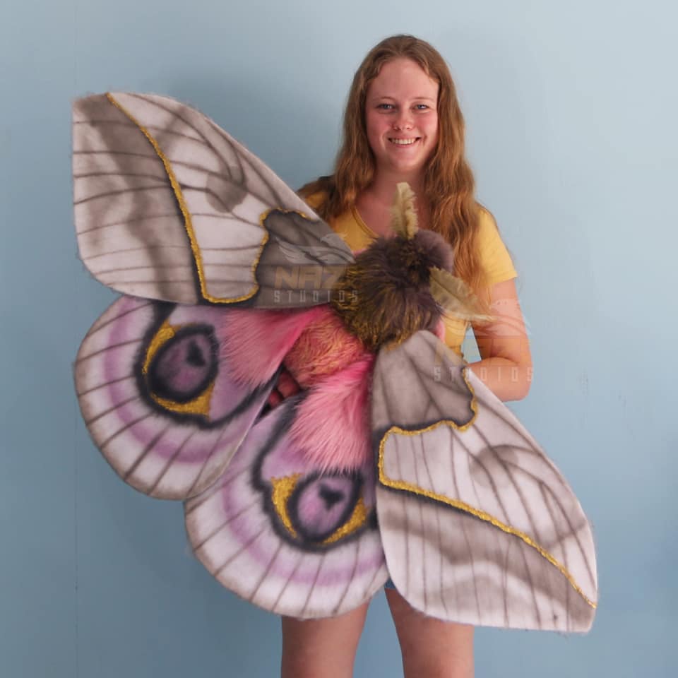 giant moth plush