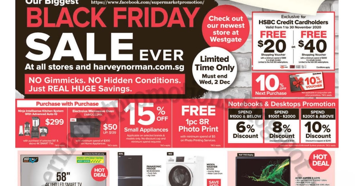 Harvey Norman Black Friday Sale 27 November 02 December 2020 Supermarket Promotions