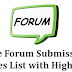 Free Top High PR 9 and PR 8 Dofollow Forum Site List