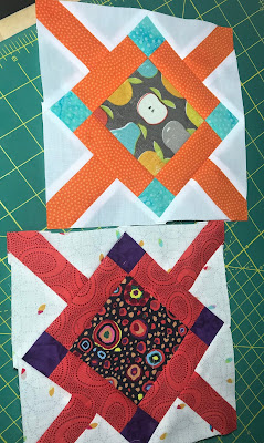 My Sewing Room: Design Wall Monday - orange and teal