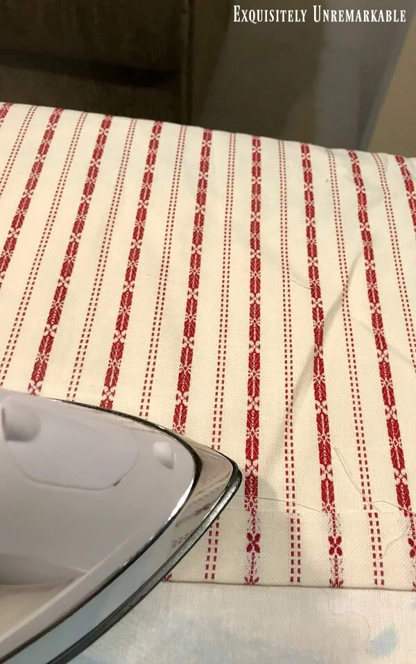 Ironing A Seam Before Sewing