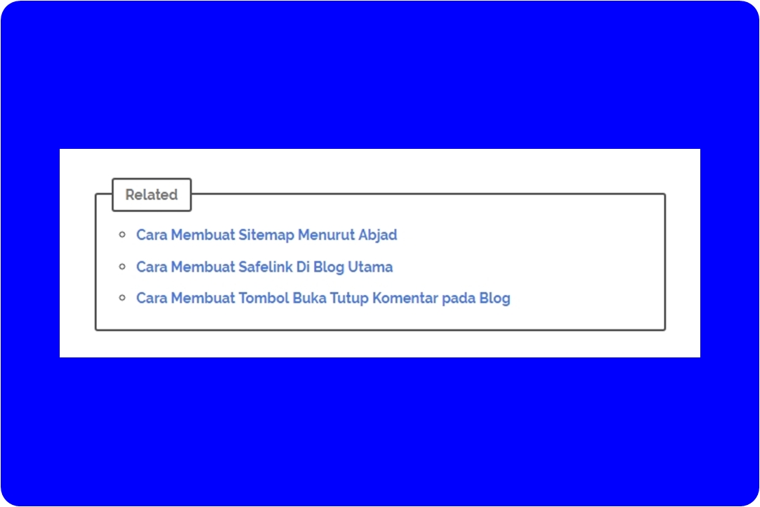 Cara Membuat Related Post Di Tengah Postingan - Distrik Id Cara Membuat Related Post Di Tengah Postingan - Distrik Id