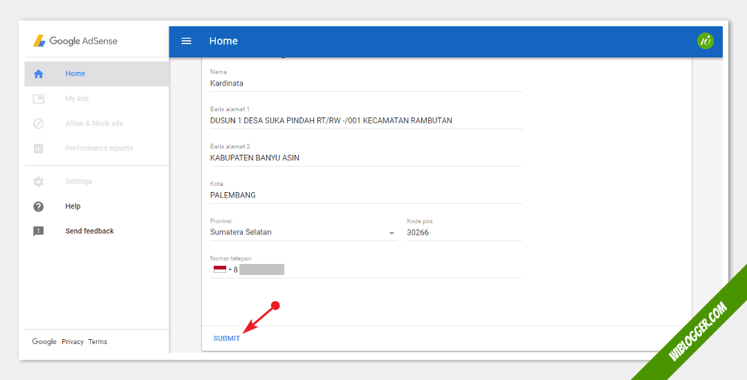 Cara Dan Tips Diterima Mendaftar Google Adsense