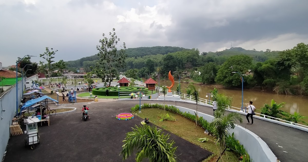 Ecopark Kota Banjar, tempat Wisata Baru di Pinggir Sungai