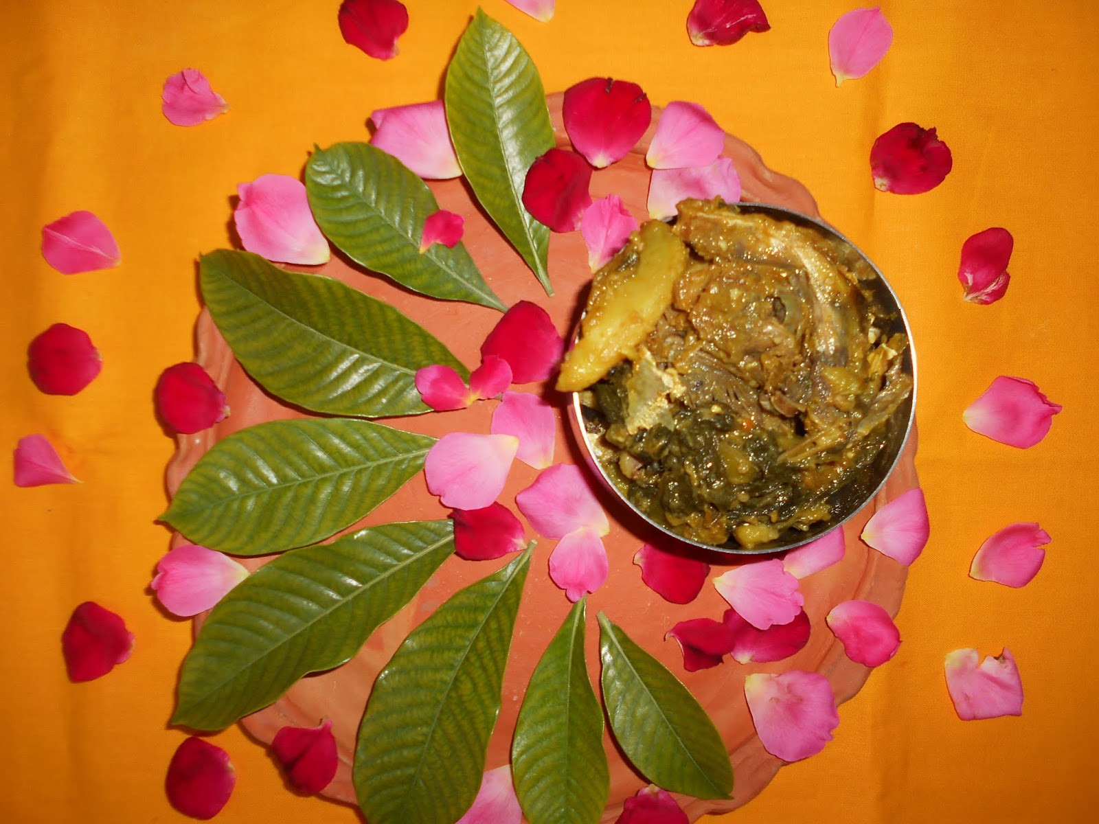 Paramita's Kitchen Ilish Macher Matha Diye Pui Saager Chanchra Tarkari / Bengali Style Ilish