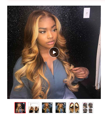 Honey Blonde Full Lace Human Hair Wigs Colored 360 Lace Frontal Wig Ombre 13x6 Lace Front Human Hair Wigs Preplucked Lace Wig
