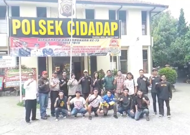 Polsek Cidadap Polrestabes Bandung Giat Silaturahmi Dengan