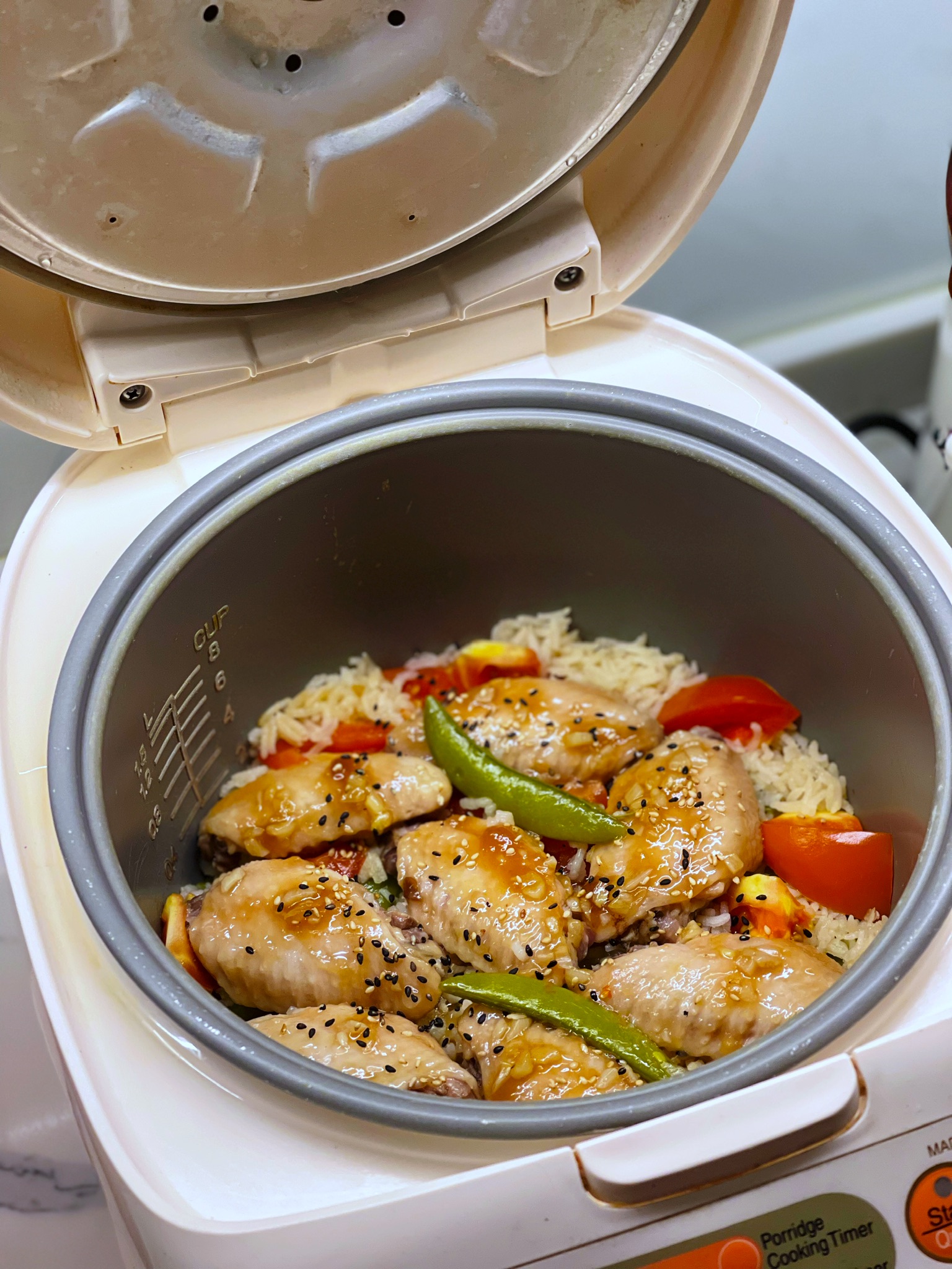 The Silver Chef Sour Plum Chicken Wings Rice Cooker Recipe