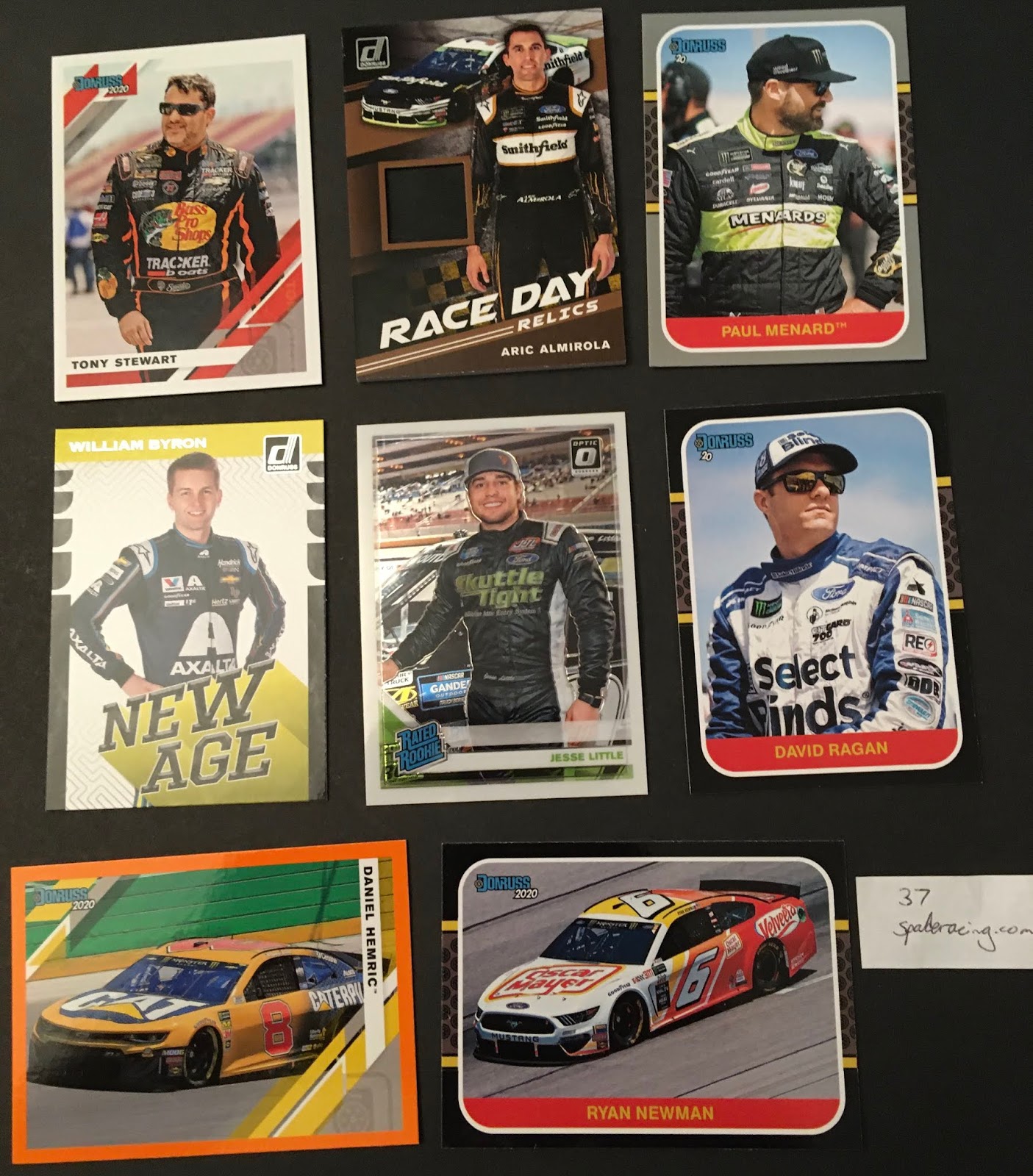 Spade Racing 2020 Donruss Panini Nascar Cards Unboxing PACK 37 (2.13)
