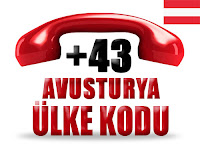 +43 Avusturya ülke telefon kodu