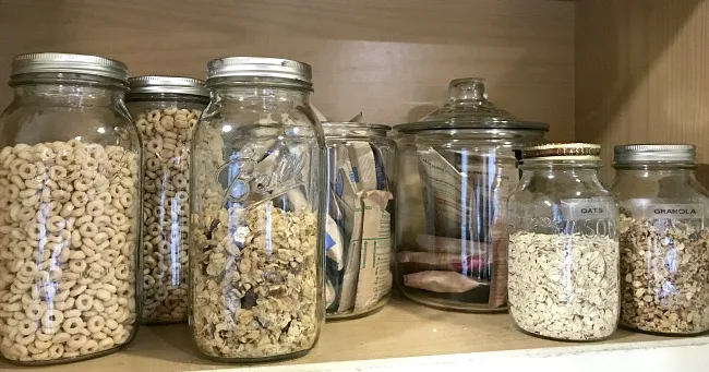 DIY Mason Jar Organization in the Kitchen