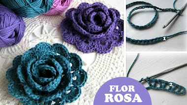 Cómo se teje una Rosa Crochet / DIY