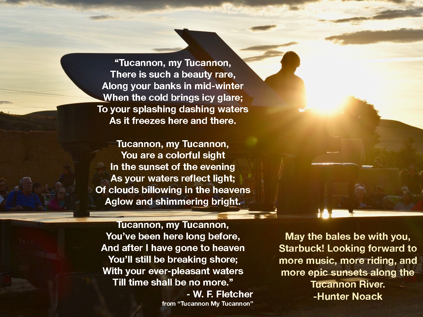 Reading the Washington Landscape Happy New Year Starbuck, WA