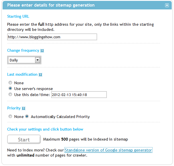 2 Steps To Make An XML/HTML Sitemap For Your Blog?