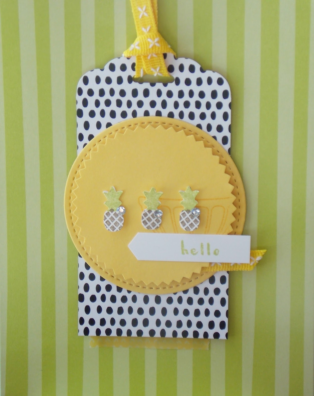 Laura's Works of Heart FRUIT BASKET CARD