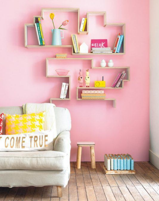 INSPIRING UNCONVENTIONAL GEOMETRIC SHELVES INSPIRING UNCONVENTIONAL GEOMETRIC SHELVES