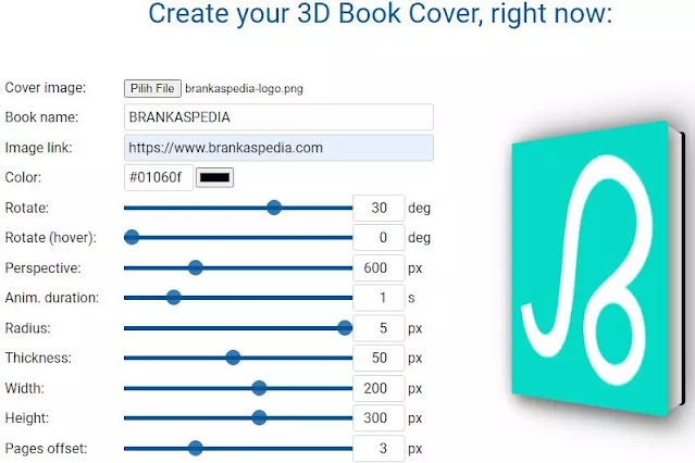 cara membuat cover buku 3d secara online-1