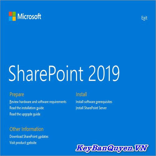 Mua Bán Key bản quyền SharePoint Server 2019 Enterprise.