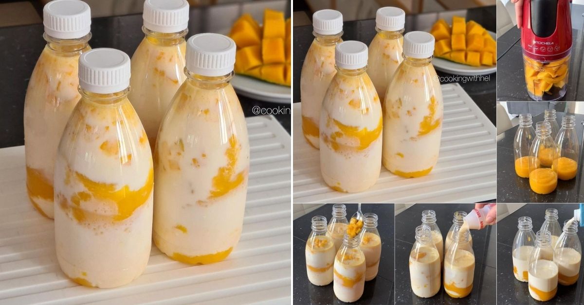 Cuma Mangga, Susu dan Yakult, Jadi Minuman Seenak Ini! 😍 - Resep Spesial