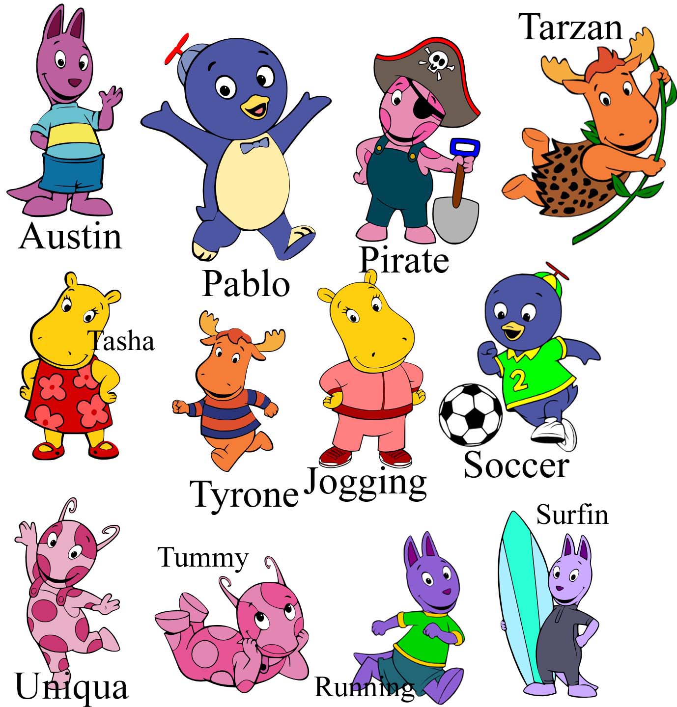 MUNDO KITS Backyardigans en capas