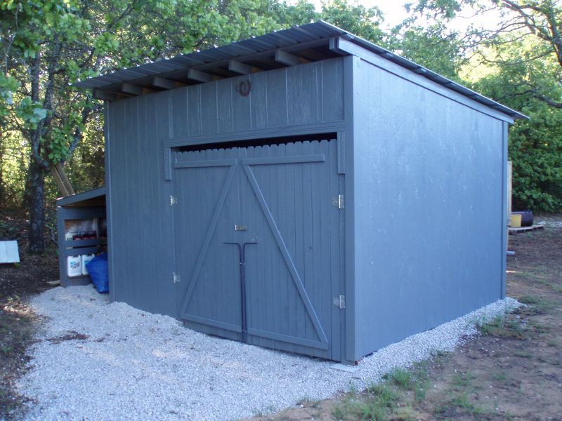 Finished shed for under $500.00