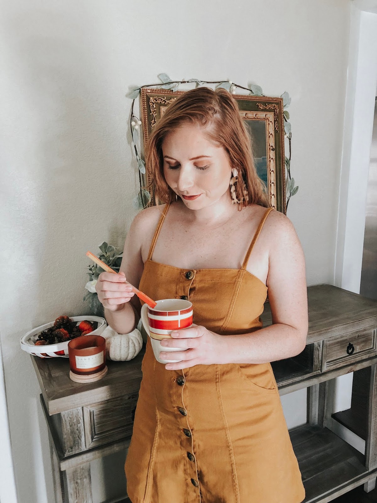 H&M Fitted Mustard Dress | September Instagram Outfit Recap Affordable by Amanda