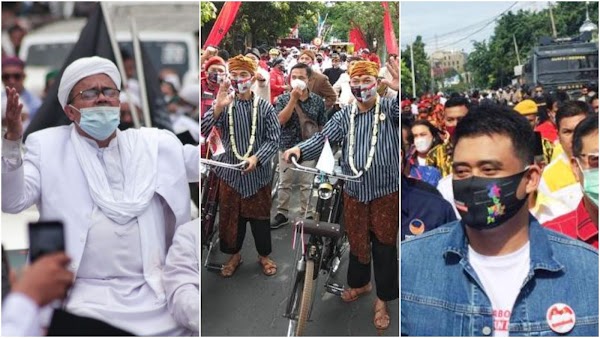 Banyak Kejanggalan yang Disangkakan pada HRS, Bandingkan dengan Putra & Menantu Jokowi
