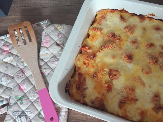 Gratin de pommes de terre crémeux au saumon 