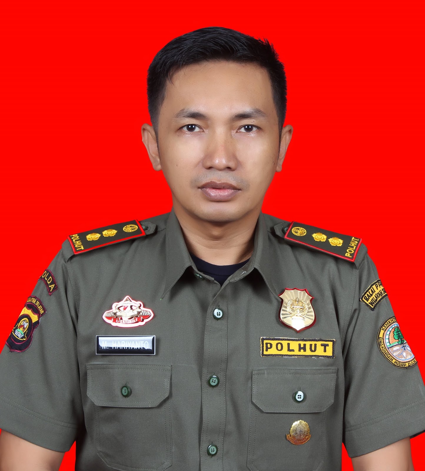 Pakaian Seragam  tanda Pangkat POLISI KEHUTANAN ARTIKEL LHK