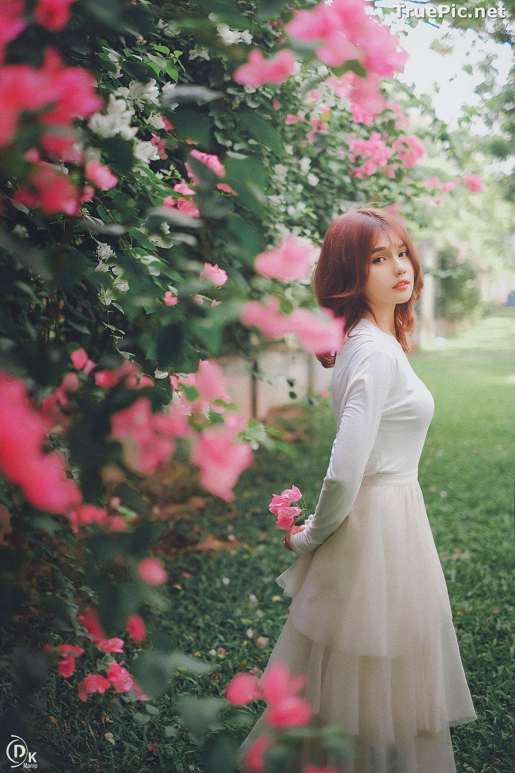 Image Vietnamese Beautiful Model - Bougainvillea Flowering Season - TruePic.net - Picture-12