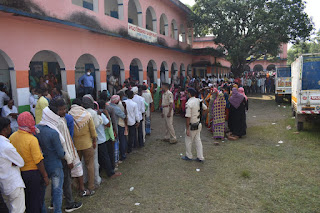 DM-SSP and 5th Phase Polling:  वजीरगंज एवं फतेहपुर प्रखंड में पाँचवे चरण का मतदान खत्म, Polling for the fifth phase ends in Wazirganj and Fatehpur Blocks, AnjNewsMedia