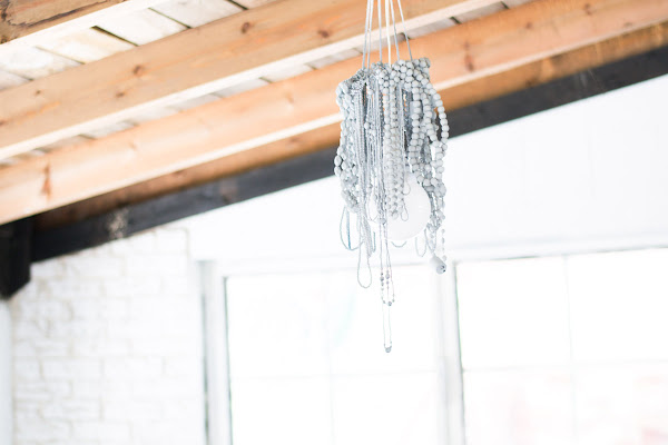 Cómo hacer una Lámpara con collares diy