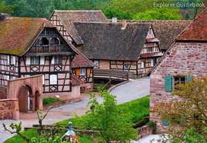 Tempat wisata terkenal di Perancis Ungersheim alsace perancis