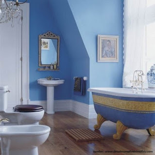 Minimalist Bathroom Paint Blue For Your Home