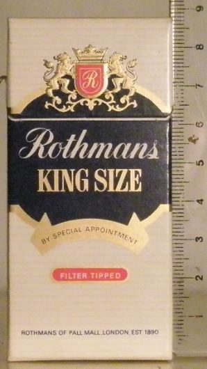 Συλλογή από πακέτα τσιγάρων: Rothmans