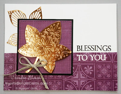 Heart's Delight Cards, Falling for Leaves, Merry Christmas to All, Stampin' Up!