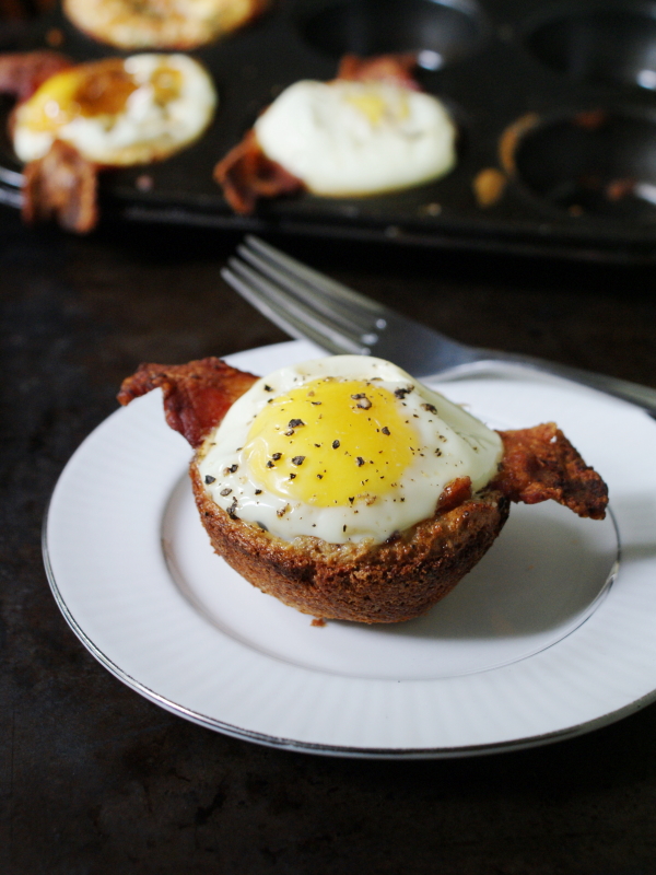 Bacon, Egg & Toast Cups The Two Bite Club