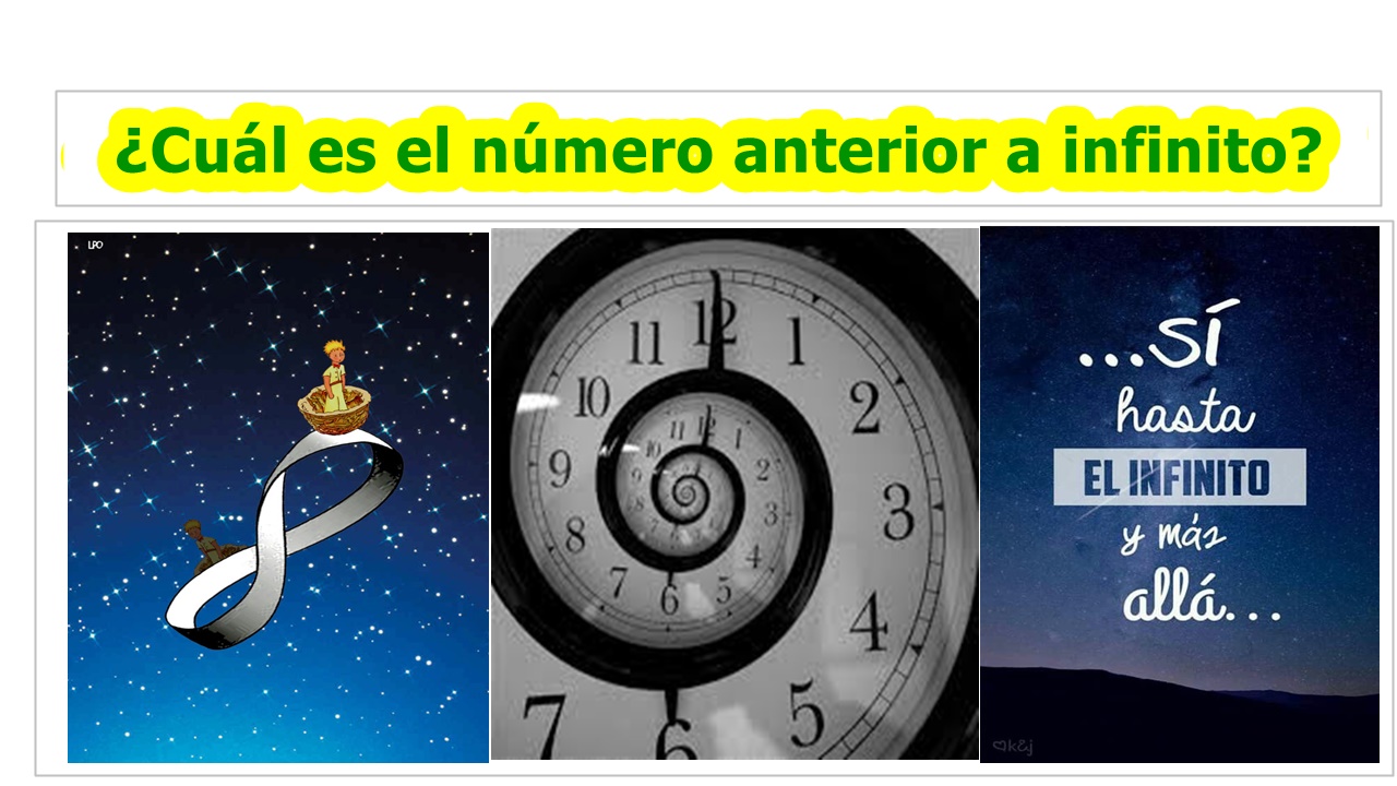 El número anterior al INFINITO ¿Sabes cuál es? Matemática Serie 23 El número anterior al INFINITO ¿Sabes cuál es? Matemática Serie 23