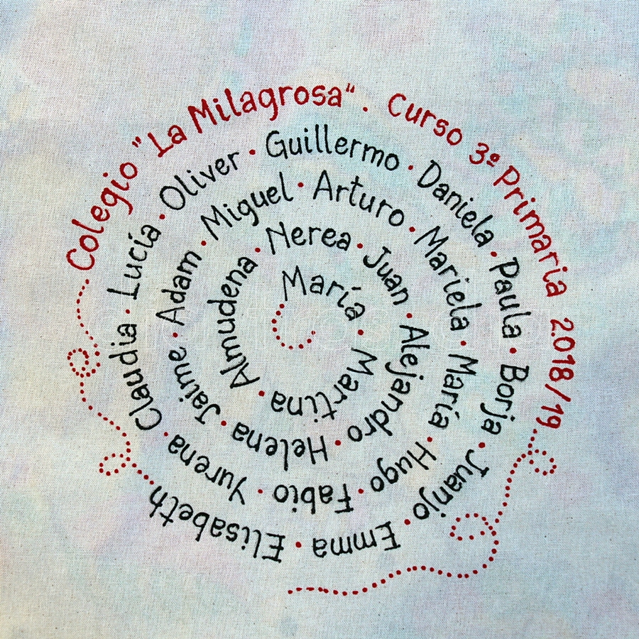 Bolso maestra personalizado