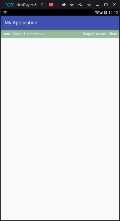 Tutorial Membuat Running Text Android Studio Blog Csu