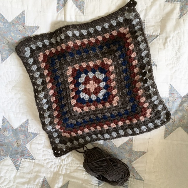 Giant Granny Square Progress