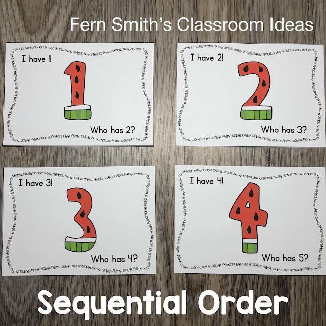 Click Here for the I Have, Who Has? Card Game for Numbers 1 - 25 Resource, I Have, Who Has? Cards for Numbers 1 - 25 with a Cute Watermelon Theme is perfect for your Pre-K or Kindergarten classroom. #FernSmithsClassroomIdeas