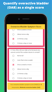 Overactive Bladder Symptom Score - Urine Tracker ~ iMedical Apps
